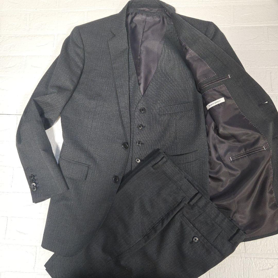 未使用級美品✨スーツカンパニー　スリーピーススーツ　tough stretch