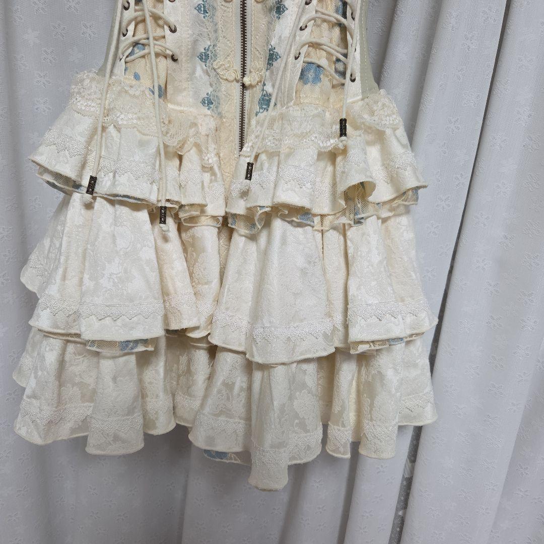 OZZONチャイナビスチェワンピ・カチューシャセット