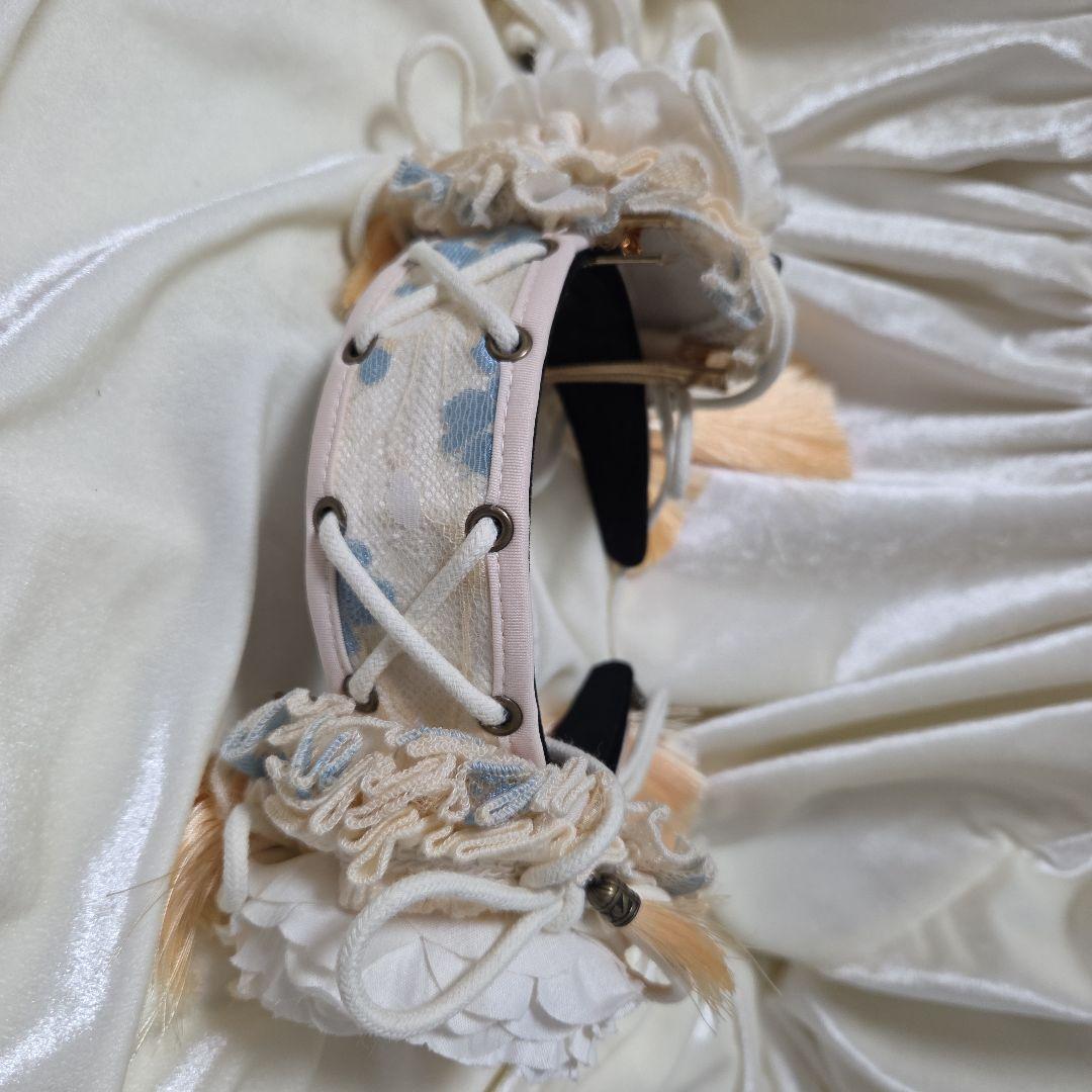 OZZONチャイナビスチェワンピ・カチューシャセット