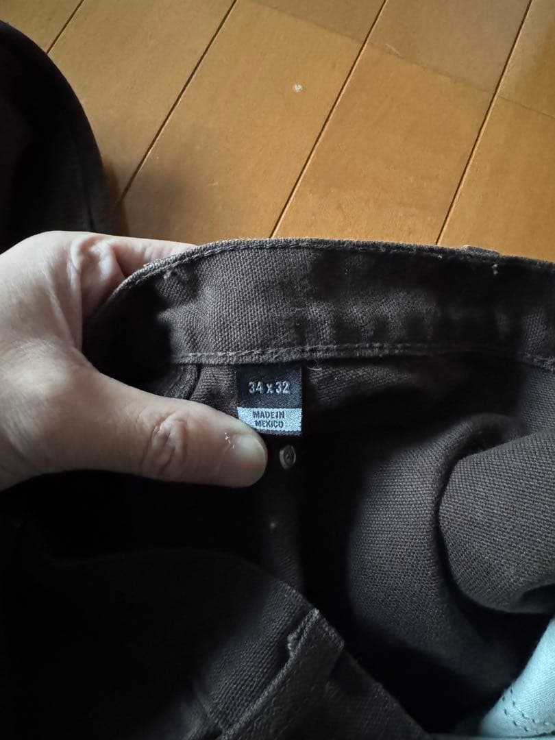 カーハート　Carhartt ダブルニー　ブラウン　ダック vintage