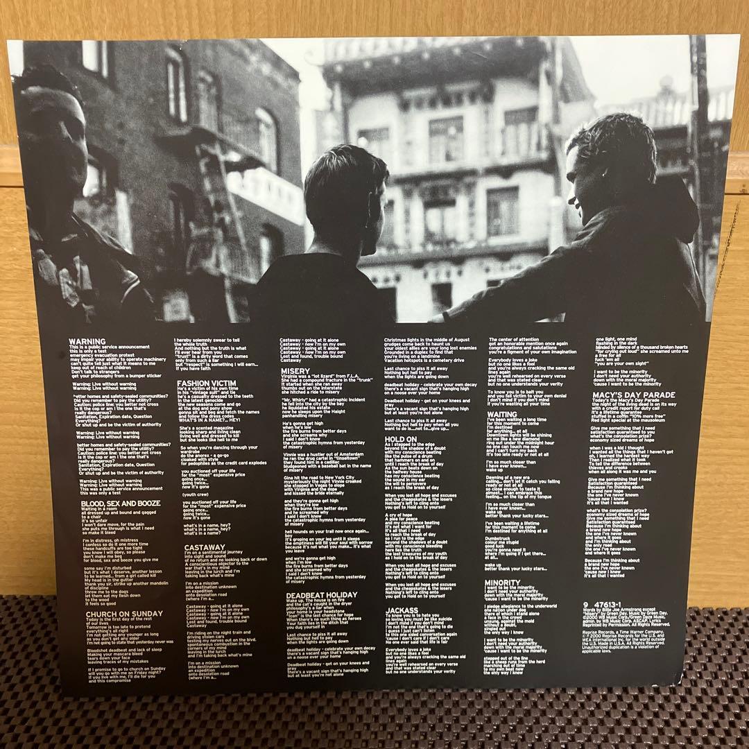GREEN DAY WARNING グリーンデイ　アナログ　レコード LP