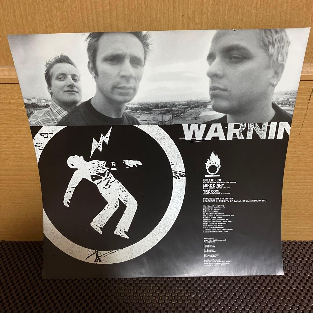 GREEN DAY WARNING グリーンデイ　アナログ　レコード LP