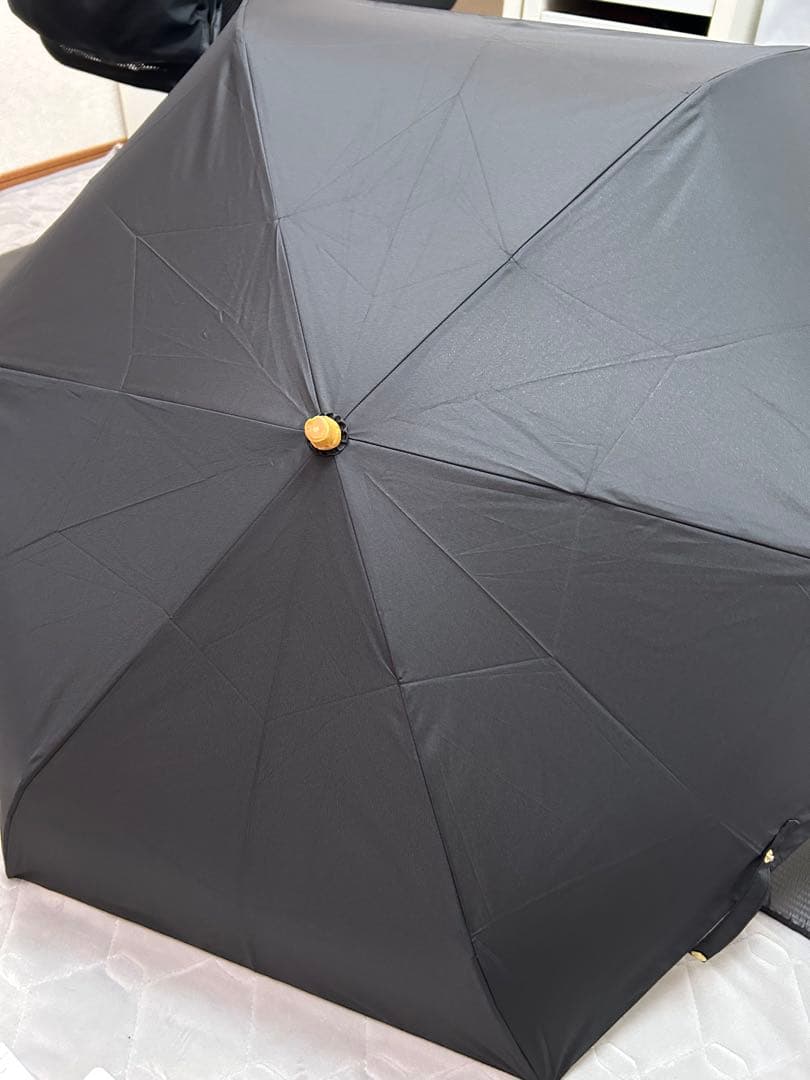 ほぼ新品！トラディショナルウェザーウェア　折りたたみ傘 晴雨兼用 竹製ハンドル