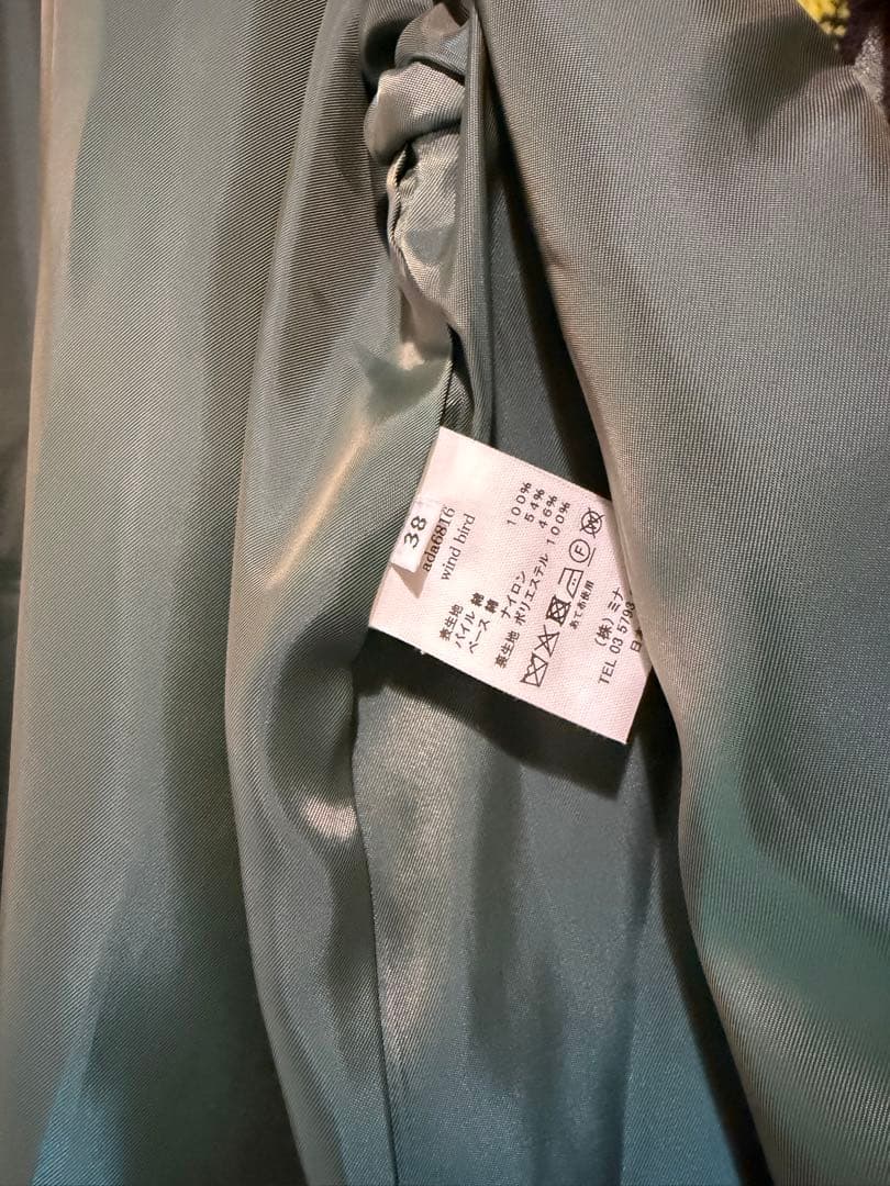 ミナペルホネン　wind bird ロングコート 38サイズ