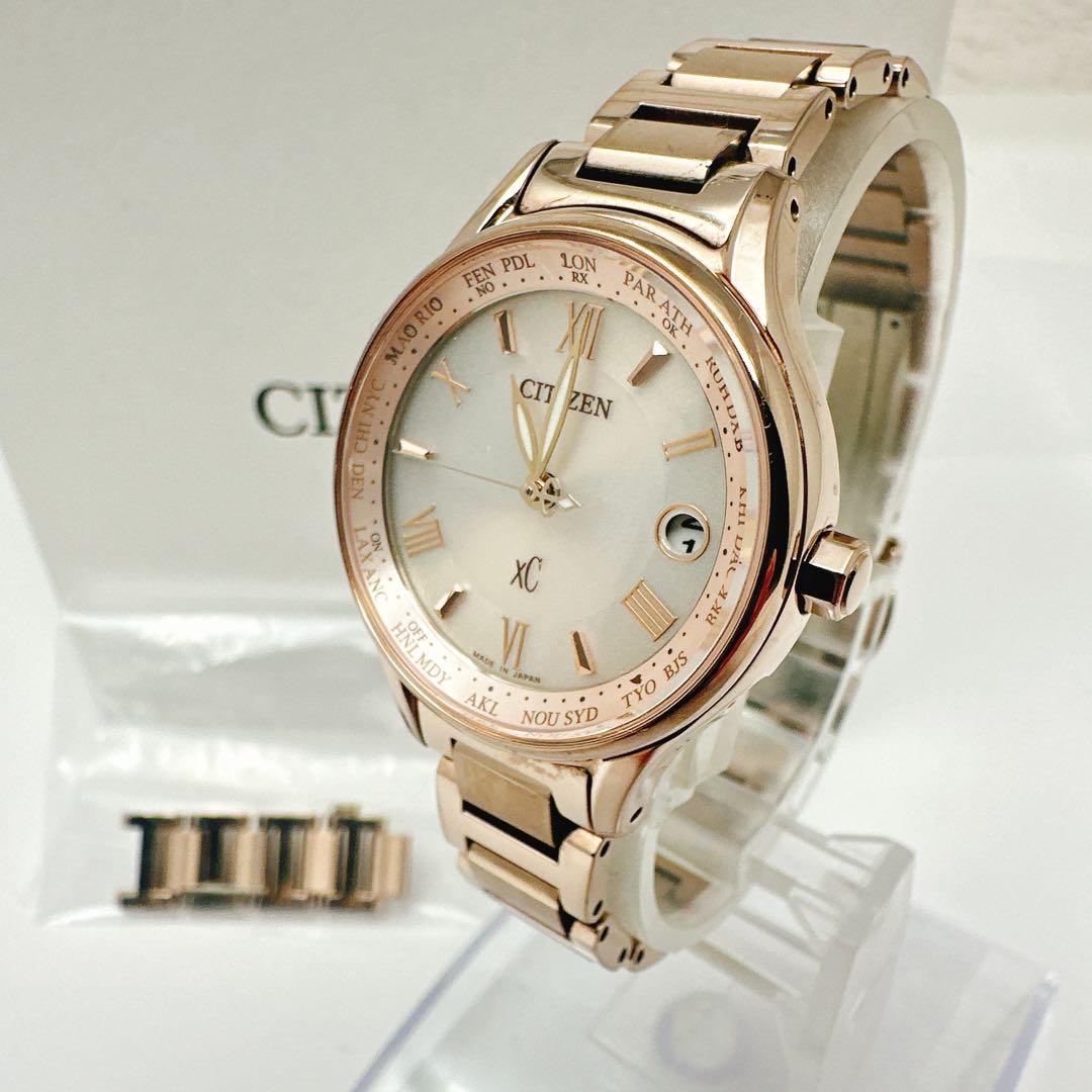 CITIZEN XC 腕時計 ローズゴールド クロスシー　ハッピーフライト