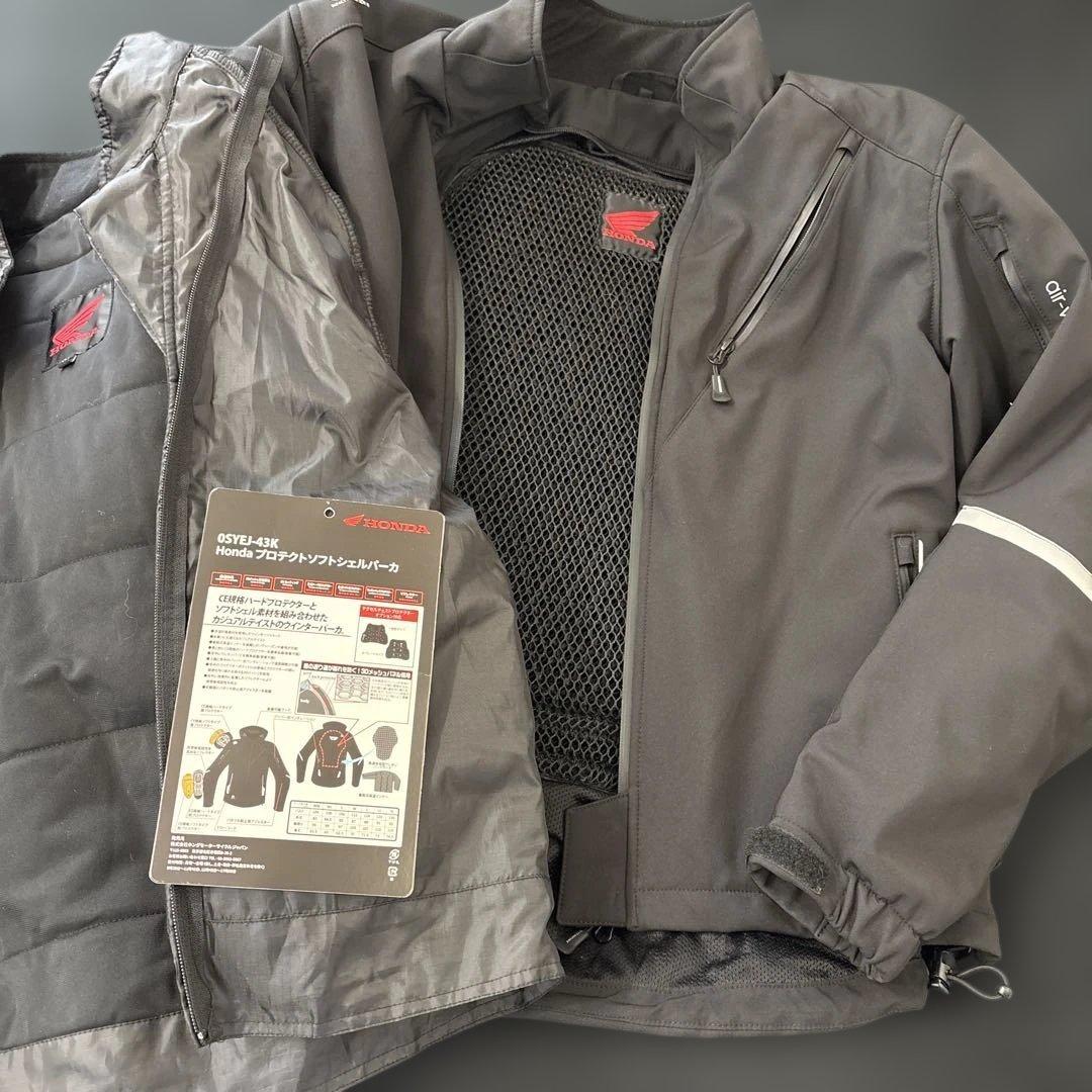 ホンダ プロテクトソフトシェルパーカ ブラック
