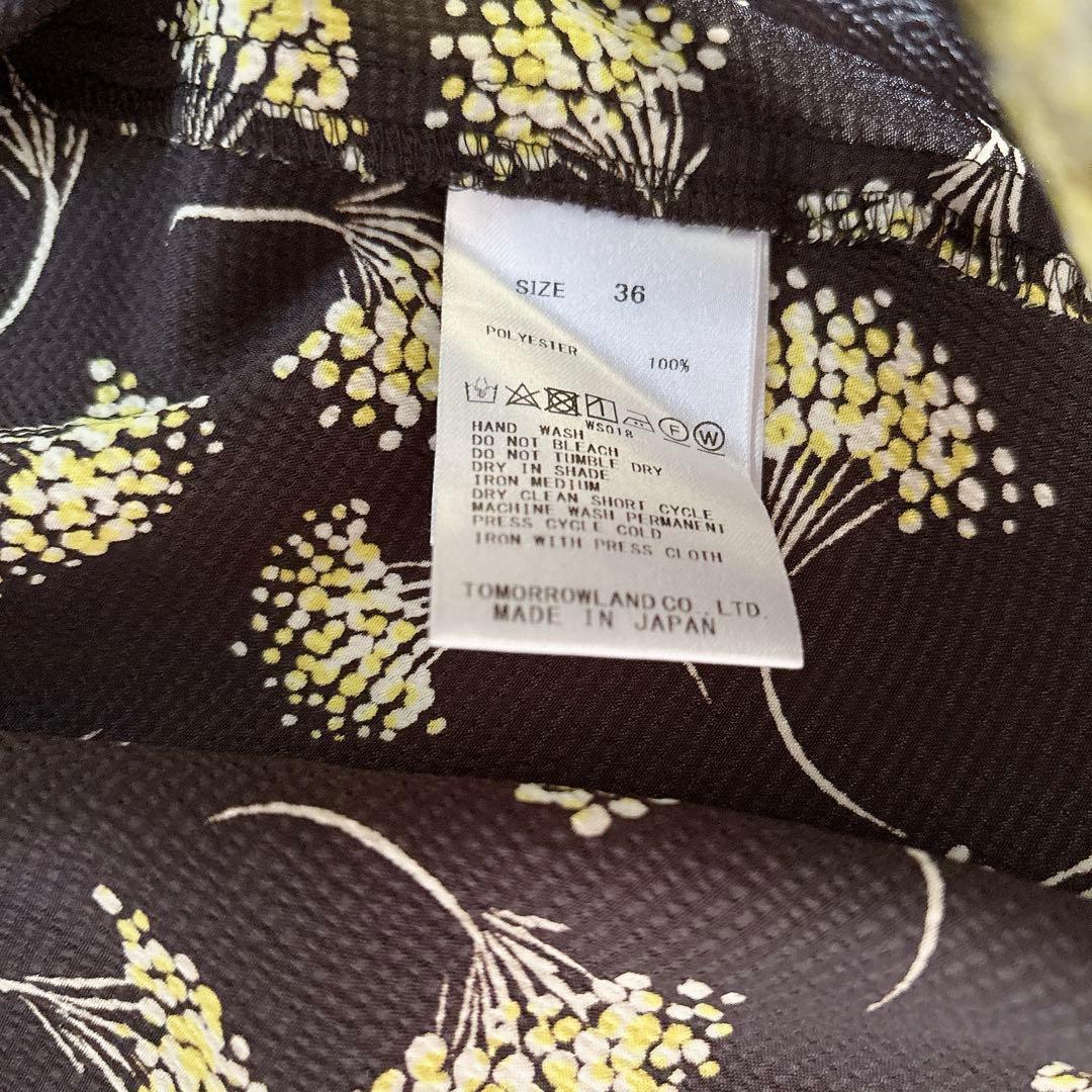 極美品✨ボールジィ パトリニアプリント バックタックワンピース