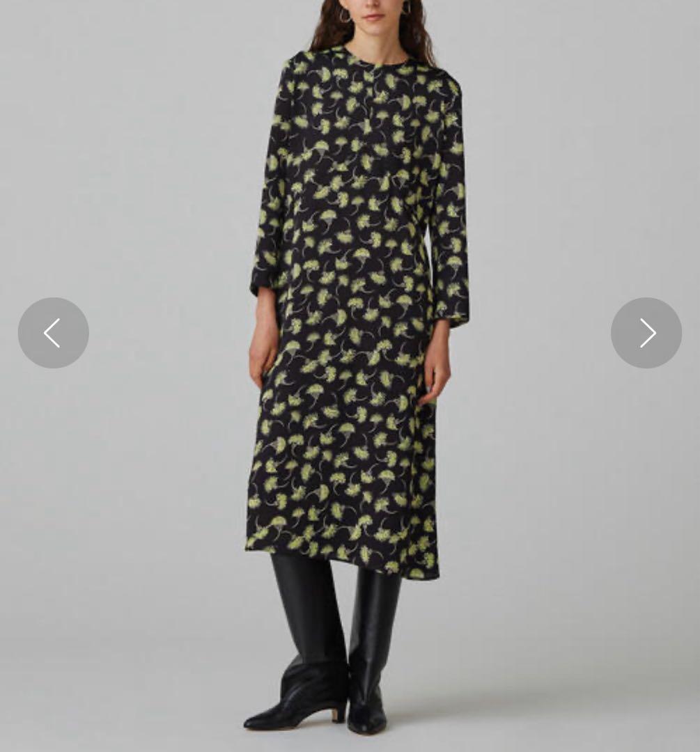 極美品✨ボールジィ パトリニアプリント バックタックワンピース