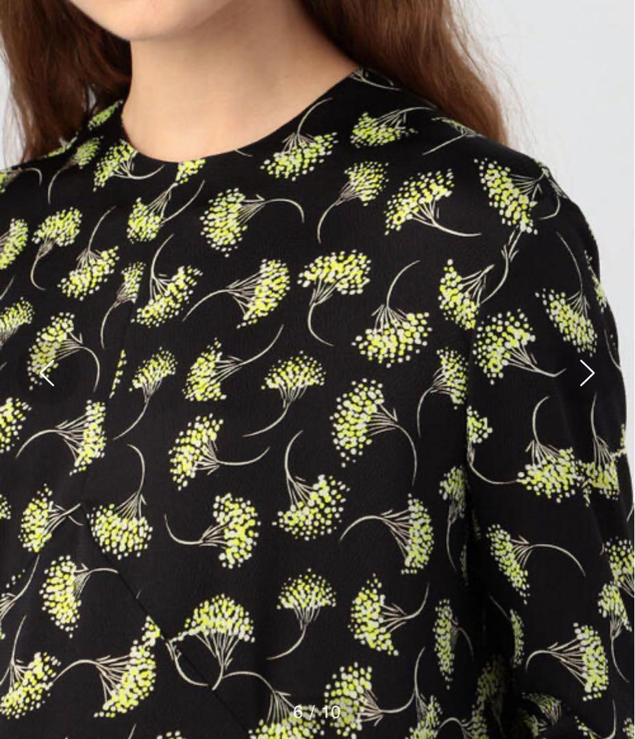 極美品✨ボールジィ パトリニアプリント バックタックワンピース