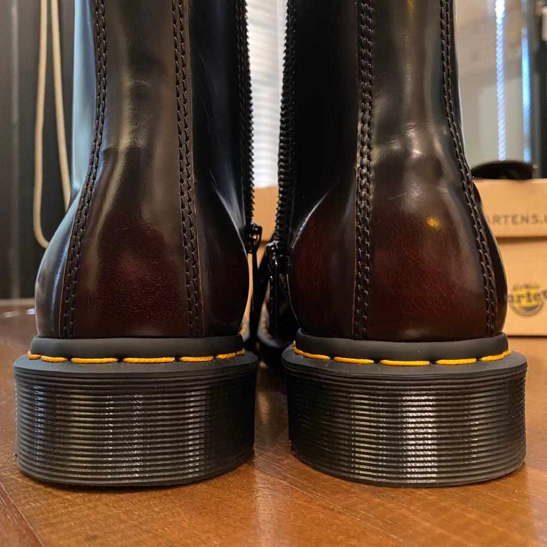 廃盤 ドクターマーチン 1460 PASCAL FRNT ZIP チェリーレッド