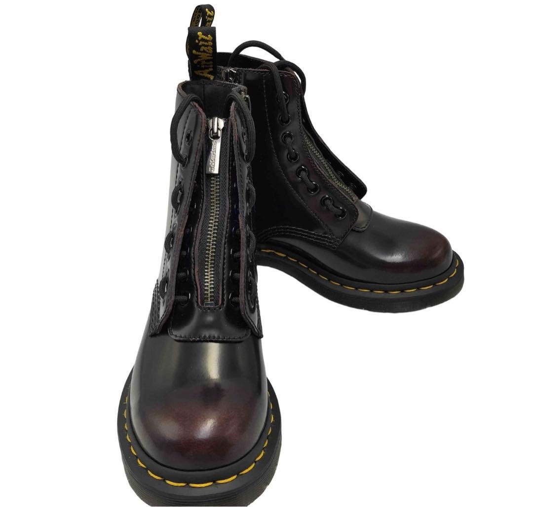 廃盤 ドクターマーチン 1460 PASCAL FRNT ZIP チェリーレッド