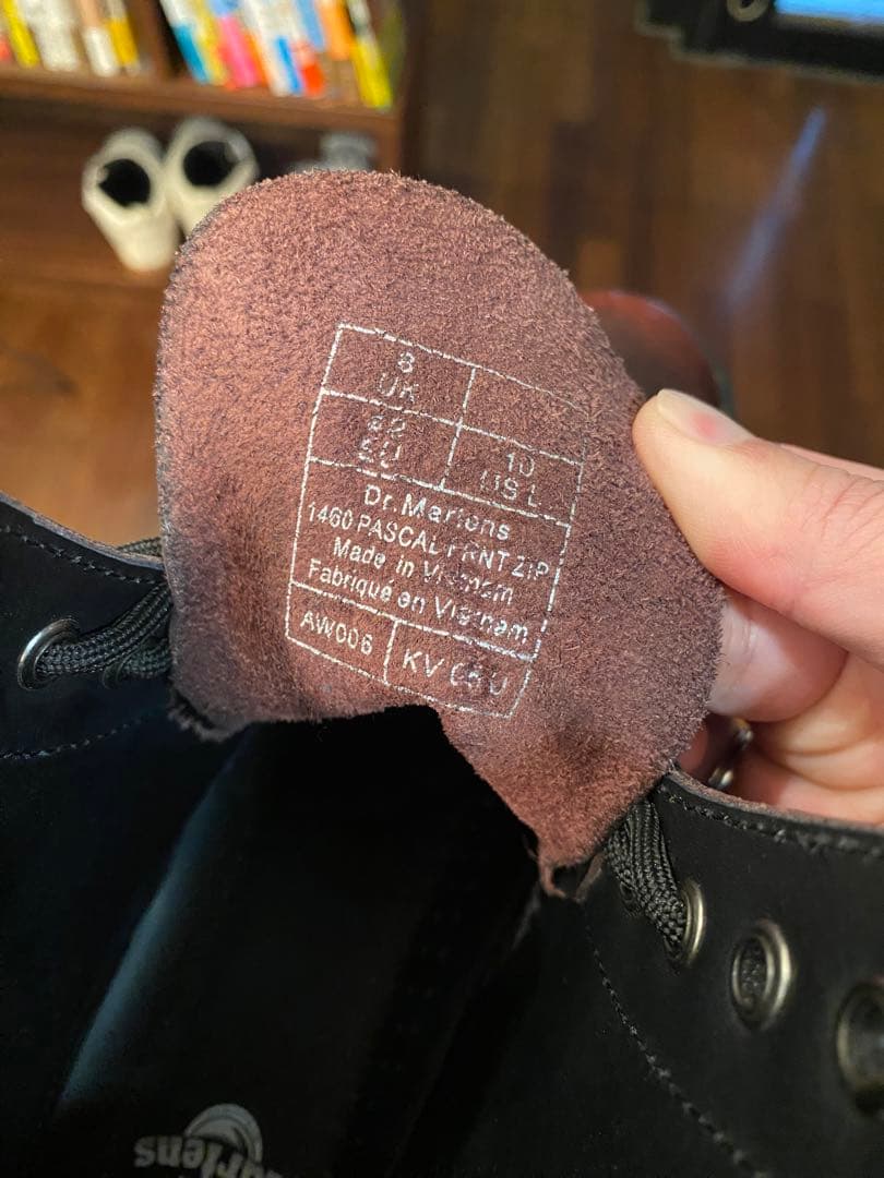 廃盤 ドクターマーチン 1460 PASCAL FRNT ZIP チェリーレッド