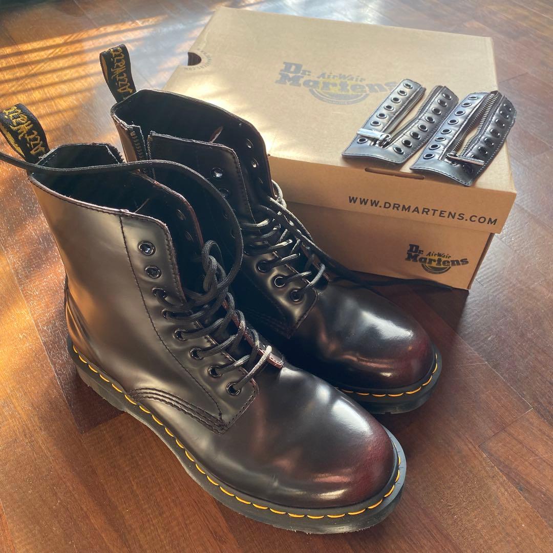 廃盤 ドクターマーチン 1460 PASCAL FRNT ZIP チェリーレッド