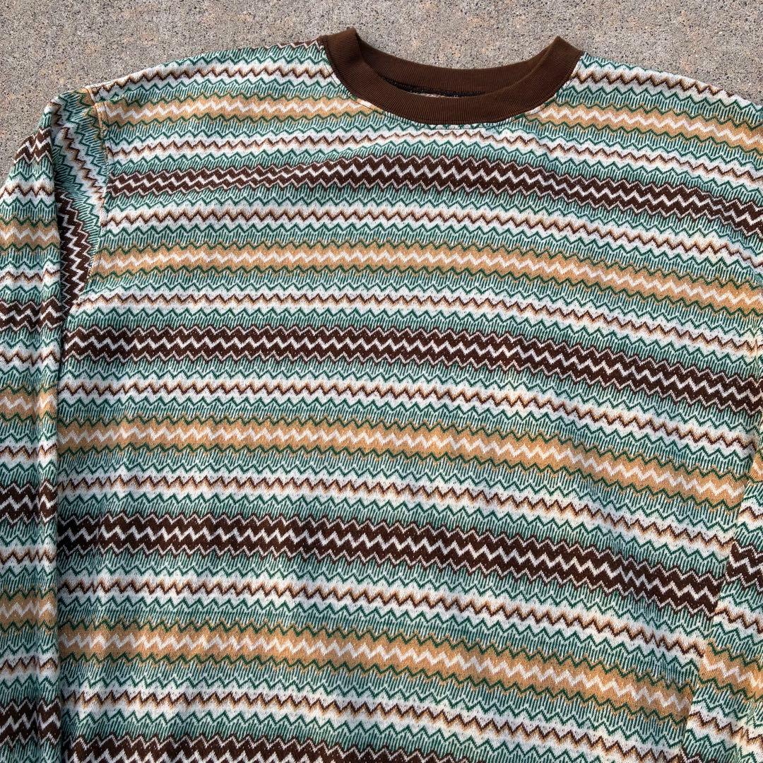 indian hill knitting service ロンT ボーダー