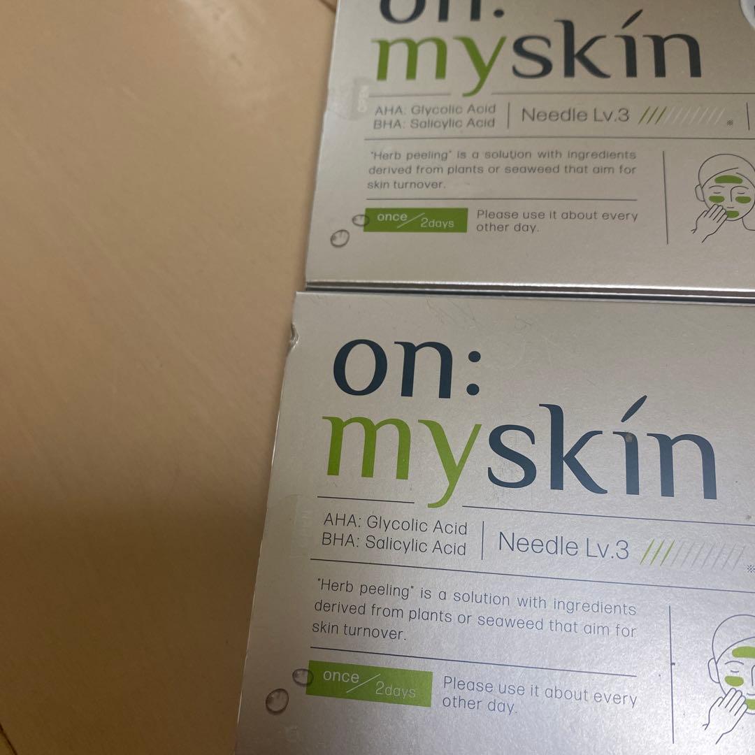 オンマイスキン　グリーンピールフェイシャル4箱