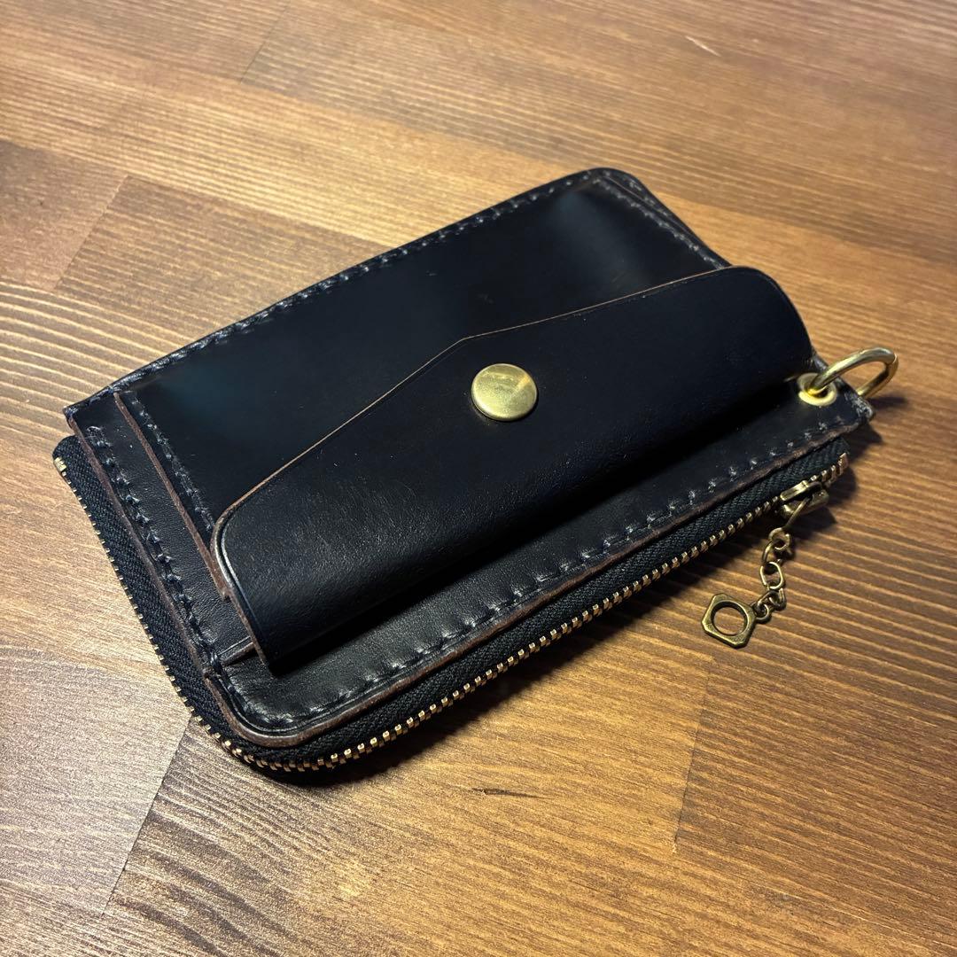 フラグメントケース　トラッカーウォレット　ホーウィン社　クロムエクセル　茶芯