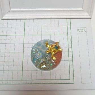 ひまうい様　7.25 ホヌ(試作レジン液)　レジンヘアゴム　海　カラーチェンジ