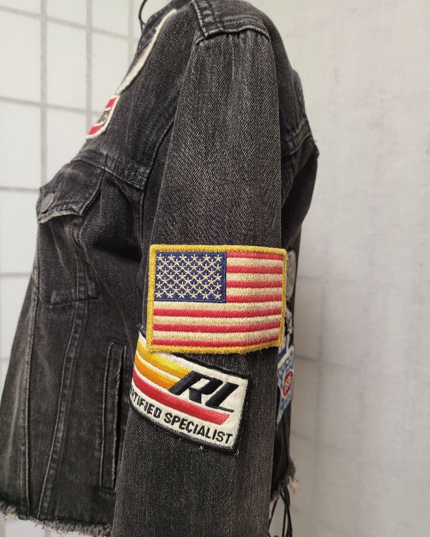 Polo RL パッチ付きデニムジャケット