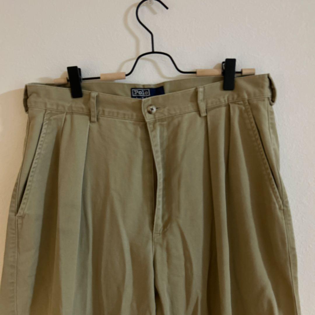 ポロ ラルフローレン W31/79 ポロチノ 90s アンドリュー ベージュ