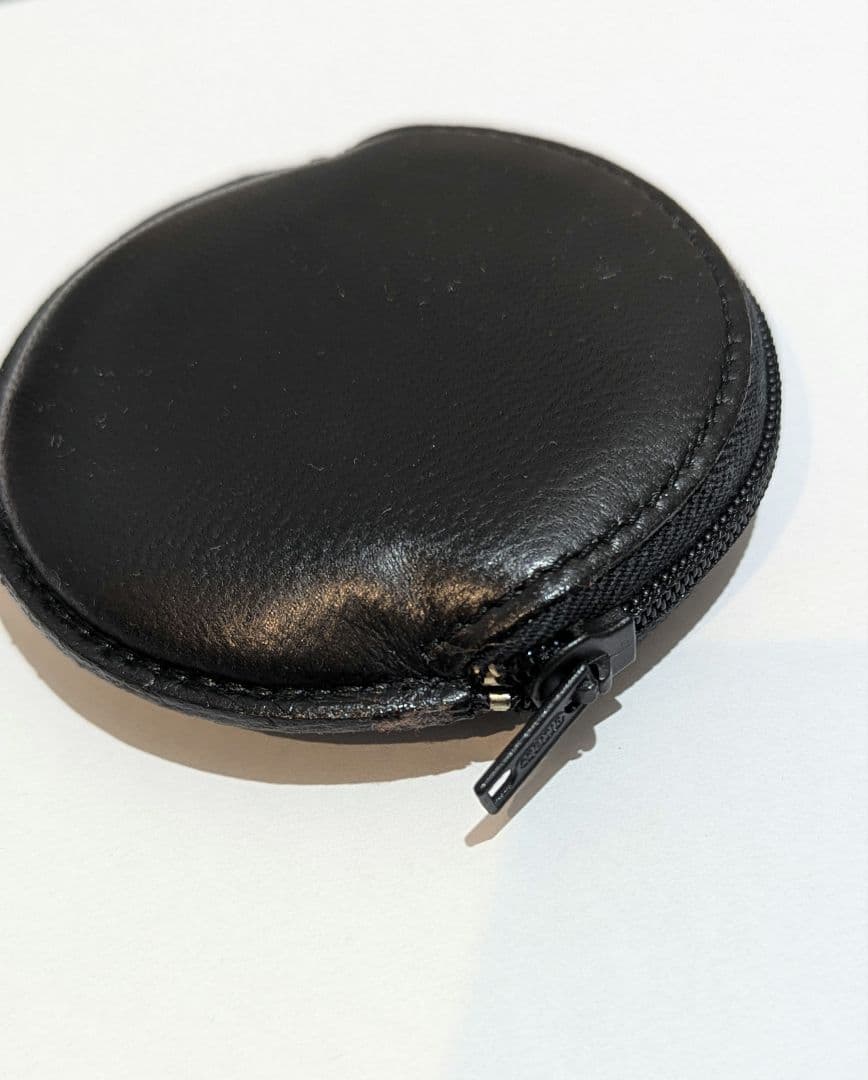 【美品】LOEWE シルバー ラウンドケース　ロエベ