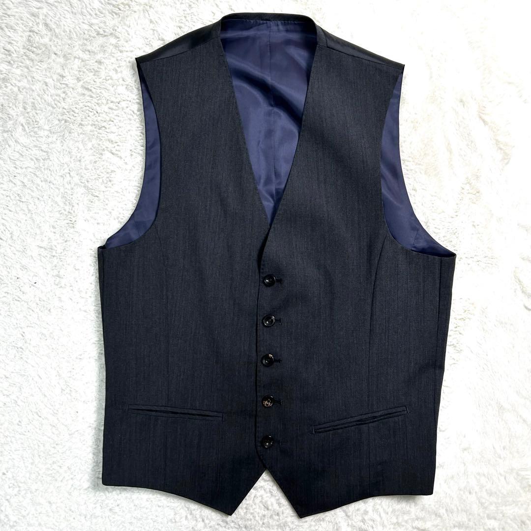 3ピース✨パーフェクトスーツファクトリー　イタリア生地　セットアップ　スーツ