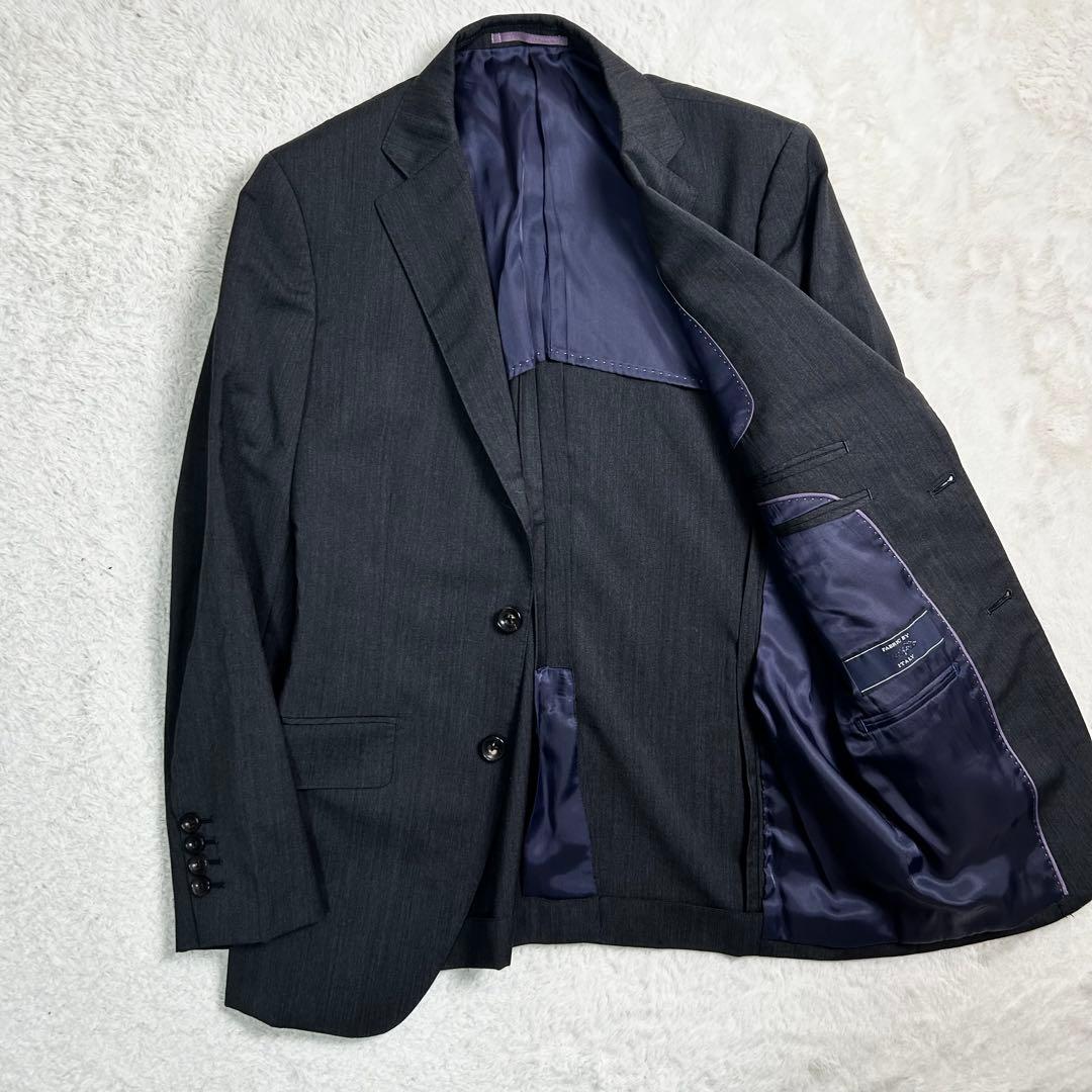 3ピース✨パーフェクトスーツファクトリー　イタリア生地　セットアップ　スーツ
