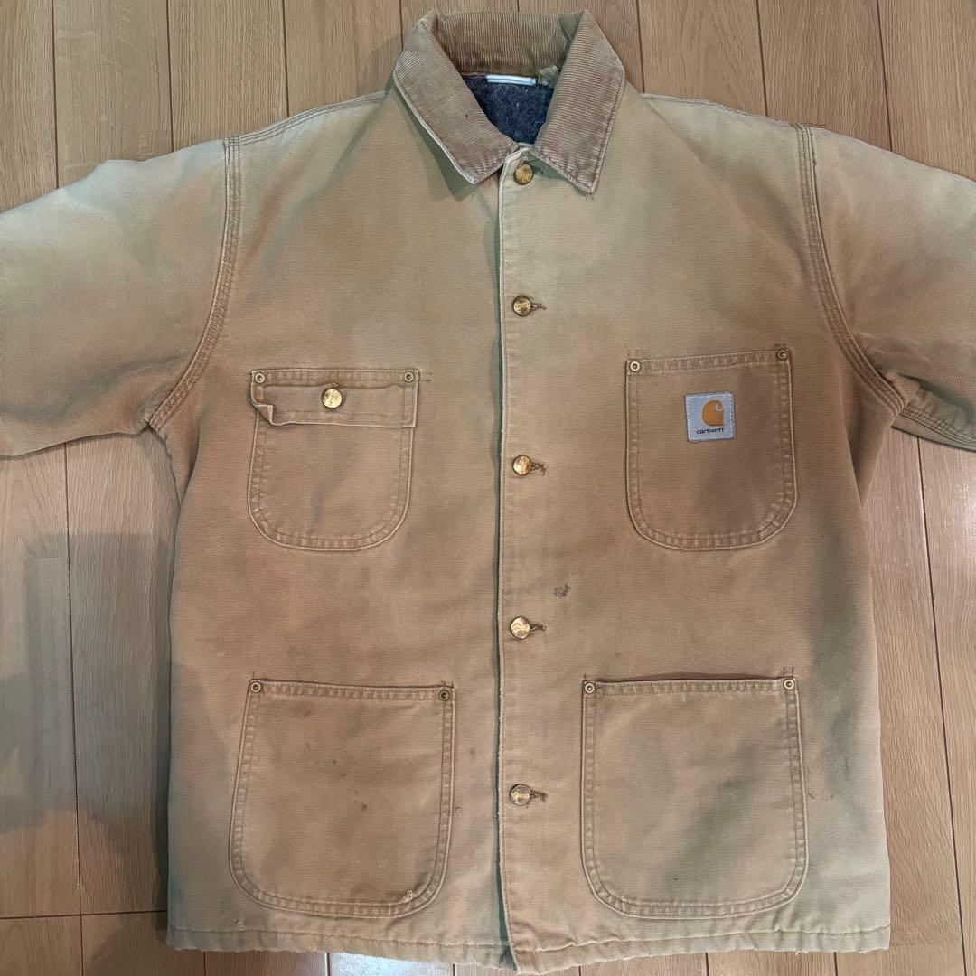 や*ー様 カーハート　チョアコート カバーオール　裏ブランケット