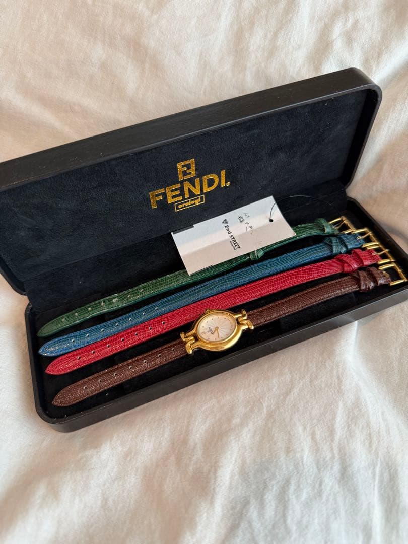 稼働 FENDI フェンディ 640L カメレオン チェンジベルト 腕時計