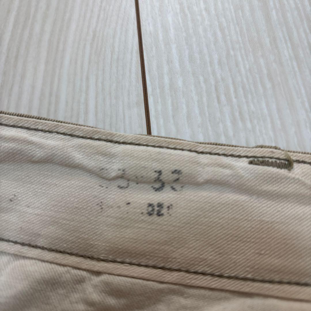 40s〜u.s.army チノトラウザー　カーキ　USA製