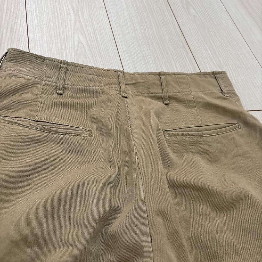 40s〜u.s.army チノトラウザー　カーキ　USA製