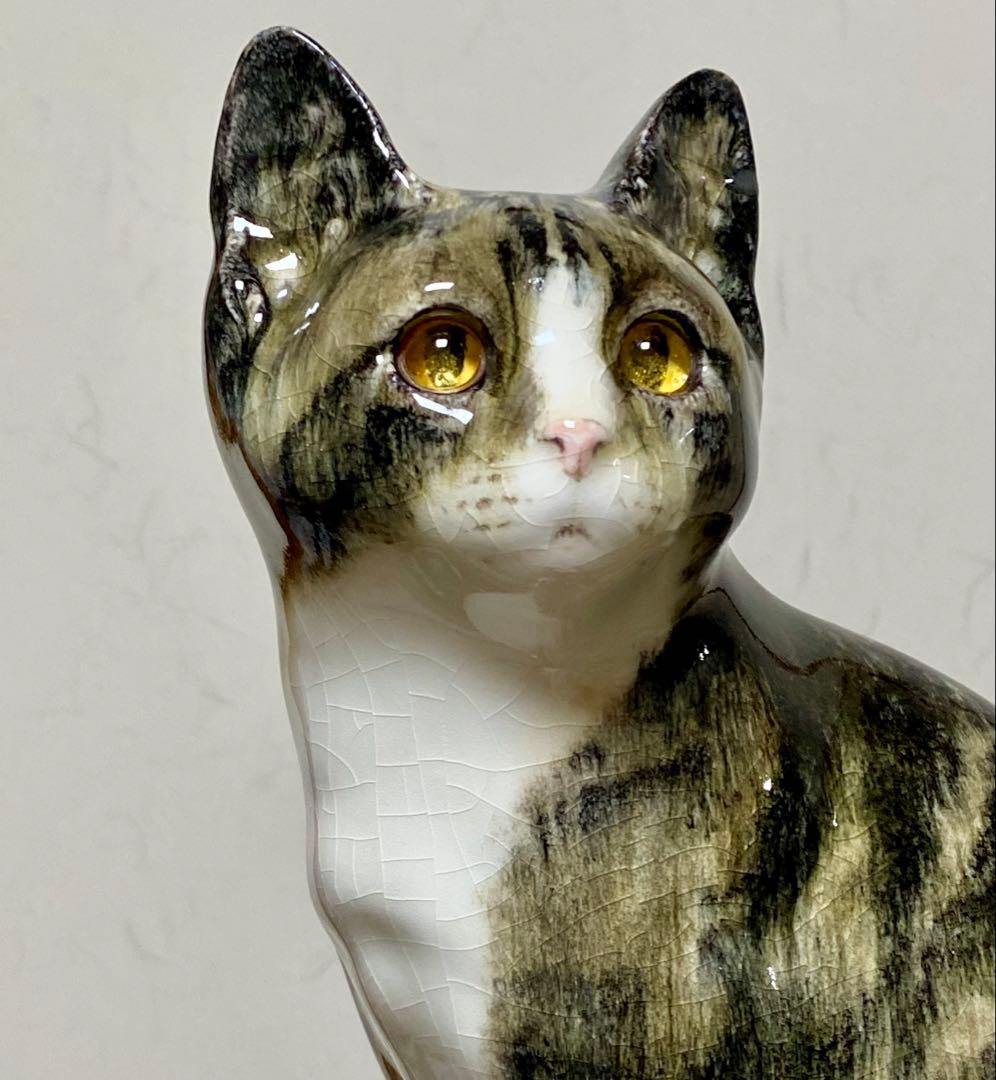 モデルNo.21　ウィンスタンレイキャット　初期作品　キジトラ猫　⚠️耳補修有り