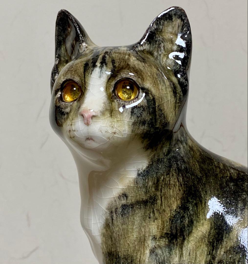 モデルNo.21　ウィンスタンレイキャット　初期作品　キジトラ猫　⚠️耳補修有り