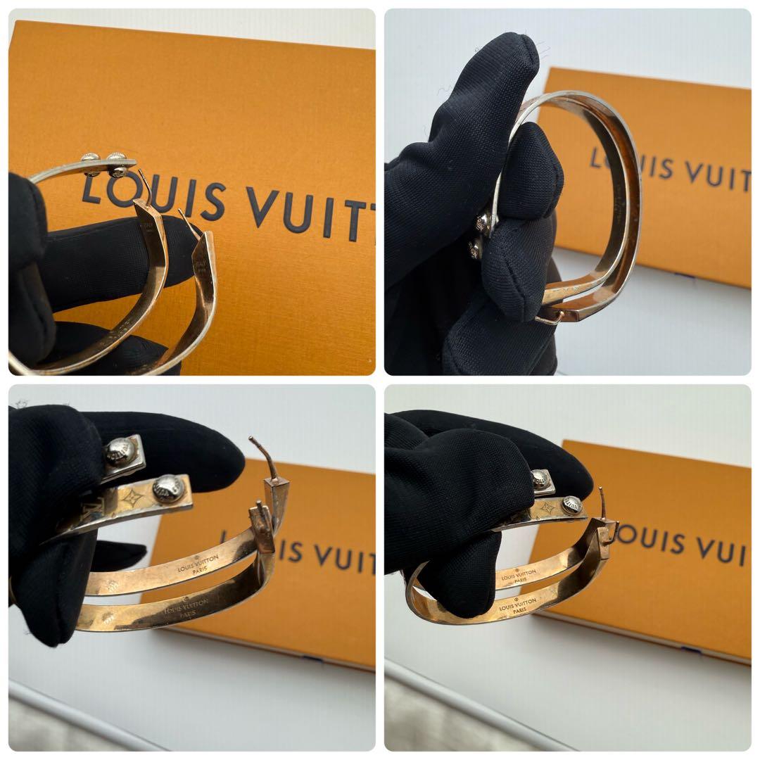 訳あり　ルイヴィトン　ナノグラム　ワープ　ピアス