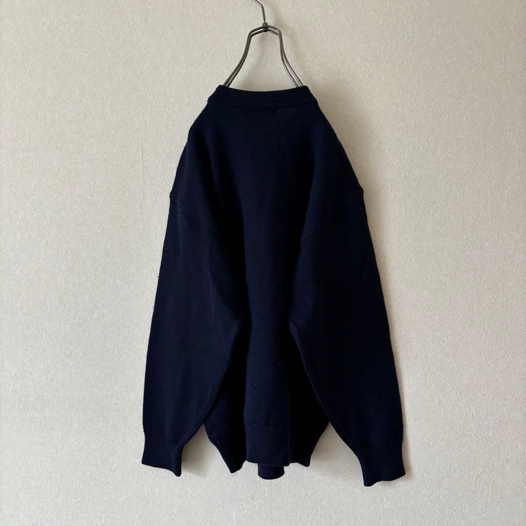 KENZO ゴルフ ケンゾー 刺繍 セーター ネイビー