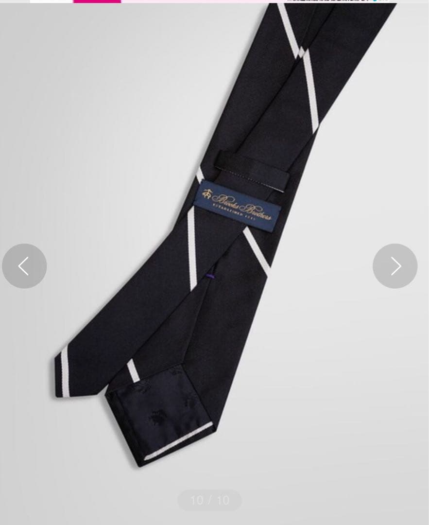 BROOKS BROTHERS BB#3バーストライプ レップタイ