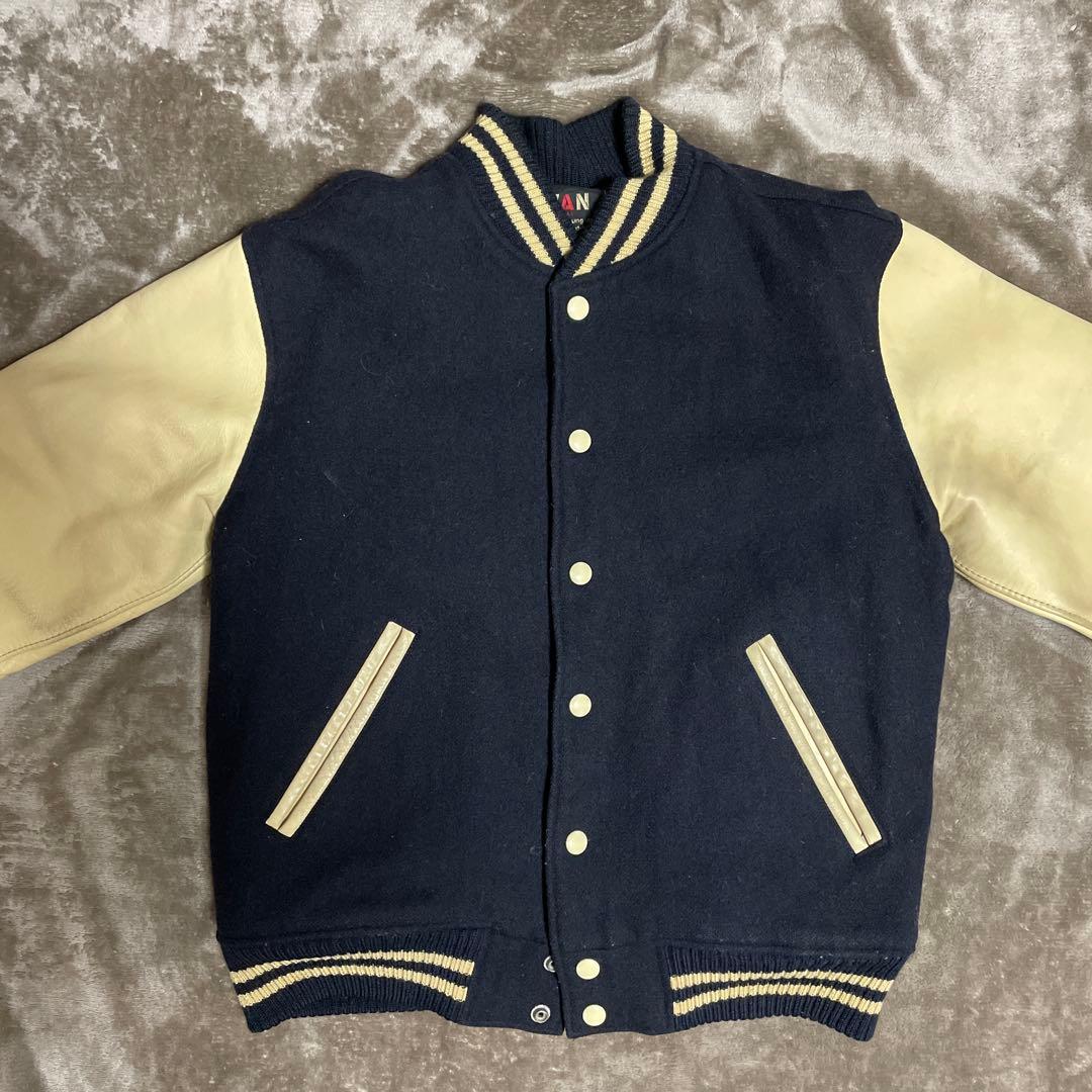 VAN スタジャン ネイビー/ベージュ