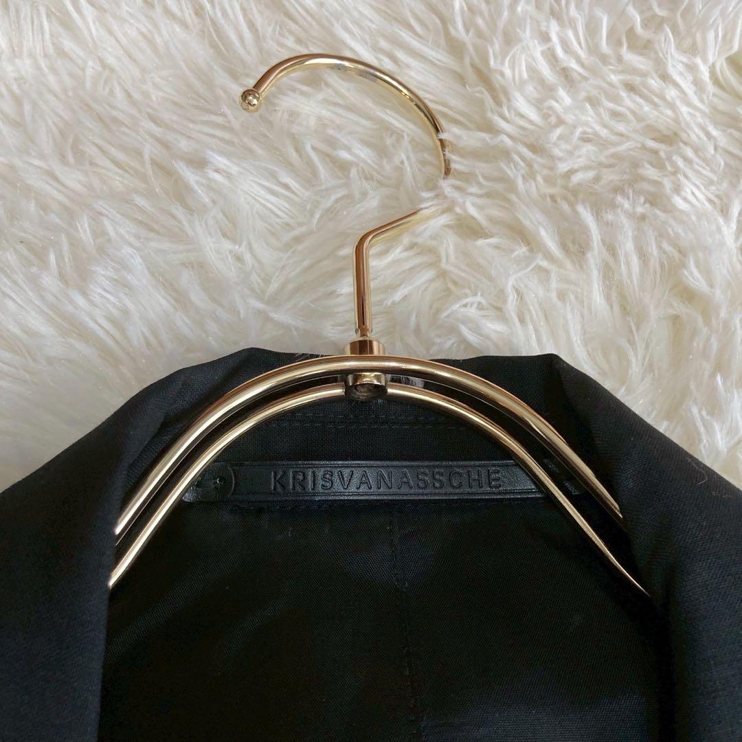 KRISVANASSCHE ジャケット ブラック 46 フォーマル ビジネス