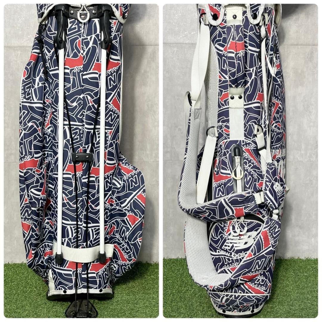 NEW BALANCE ニューバランス キャディバッグ ゴルフバッグ スタンド式