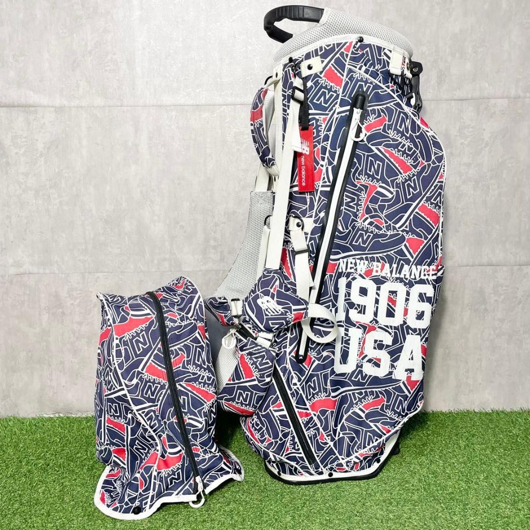 NEW BALANCE ニューバランス キャディバッグ ゴルフバッグ スタンド式
