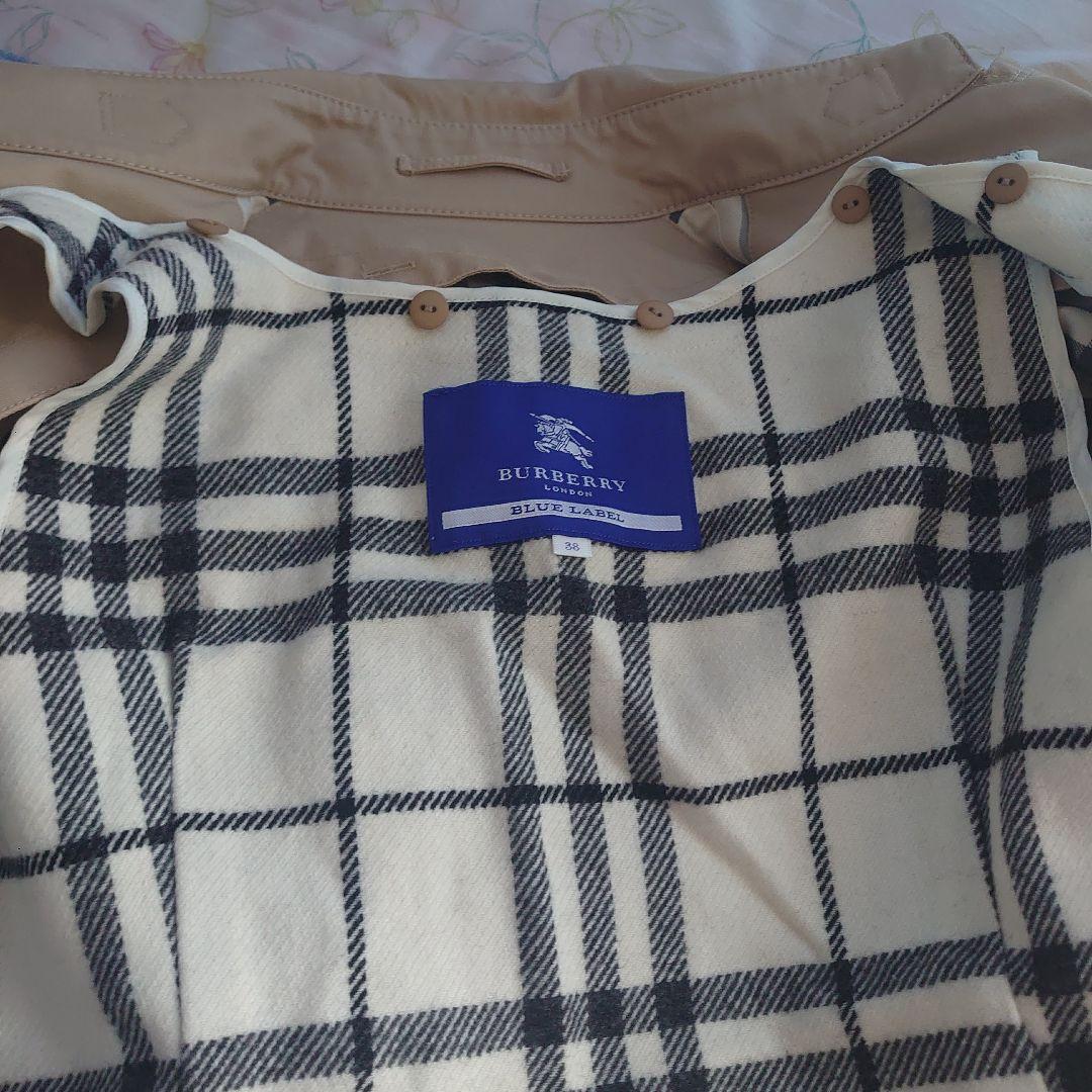 バーバリーブルーレーベル　トレンチコート　38