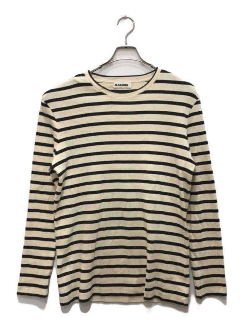 ジルサンダープラス 長袖ボーダーTシャツ