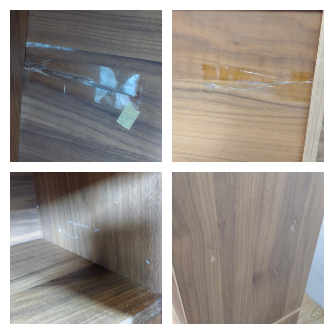 S☆156 無印良品 スタッキングキャビネット Cセット ウォールナット材