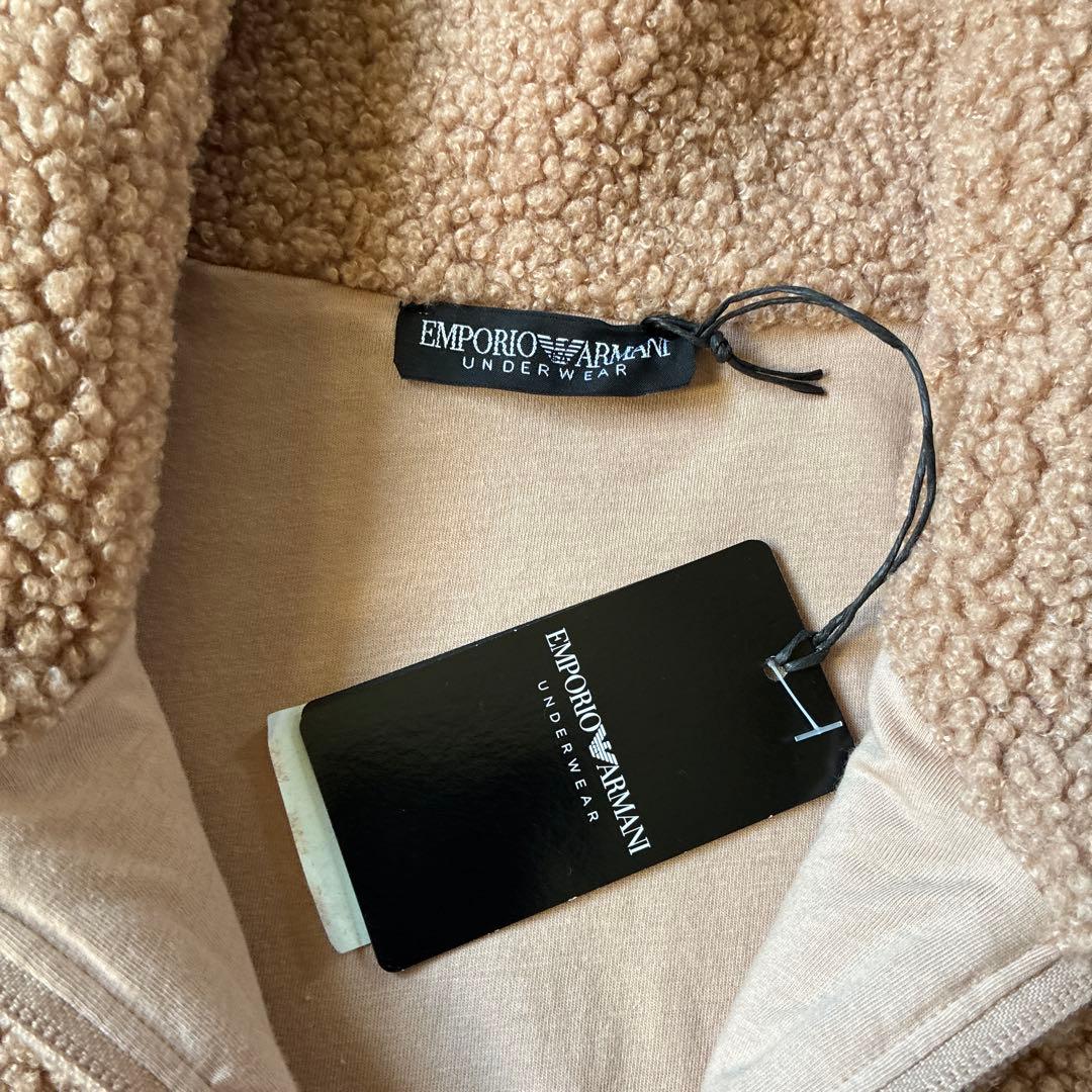 新品　エンポリオアルマーニ　ジップアップ　スウェット　ベージュ　XS