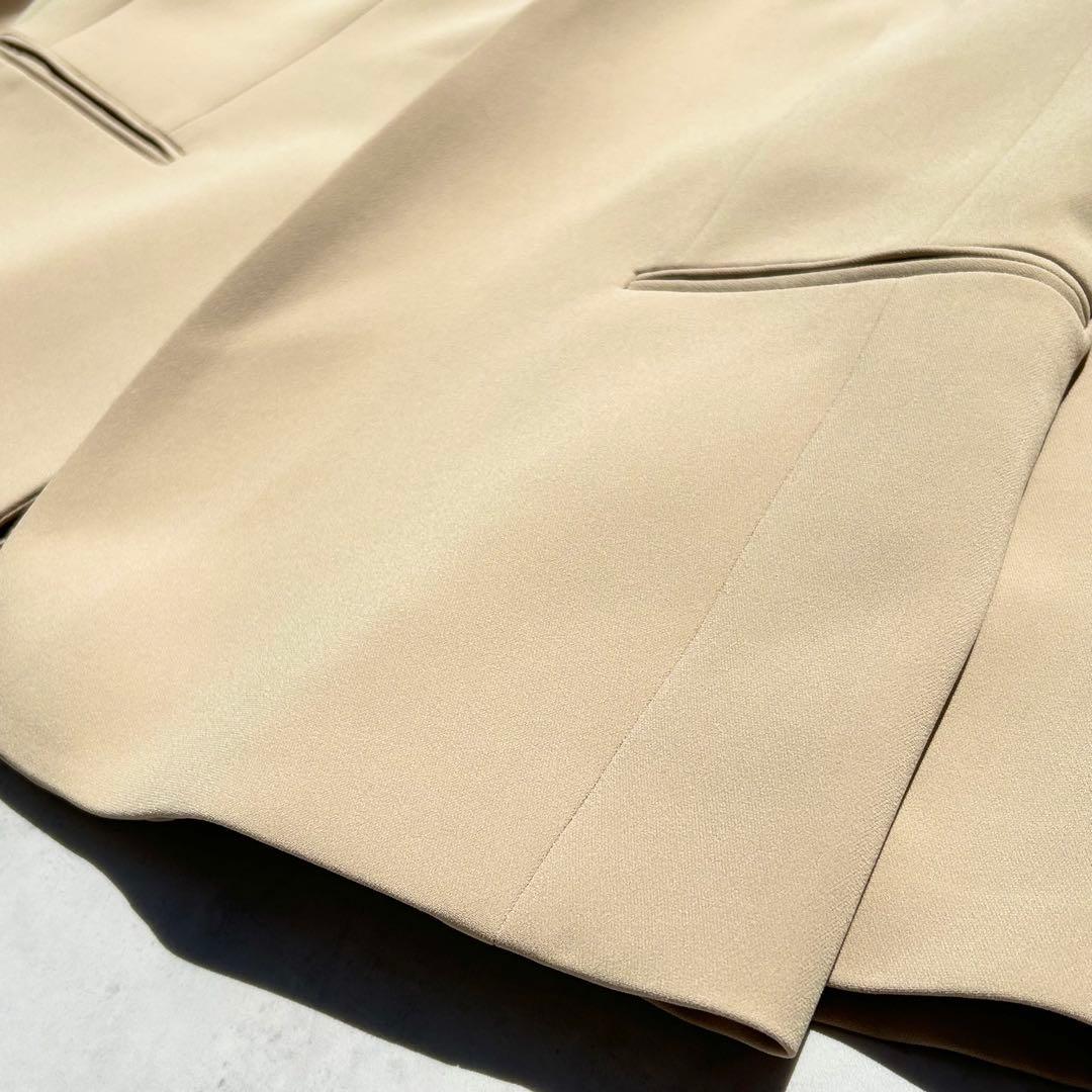 ♡大きいサイズ　セオリー　CLASSICCREPE　ジャケット＆パンツ　ベージュ