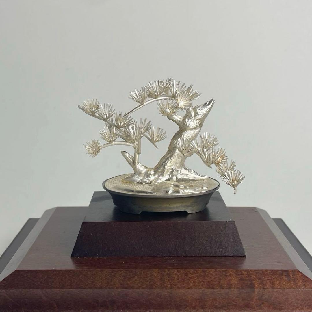 純銀 銀細工 銀工芸 光則 作 松