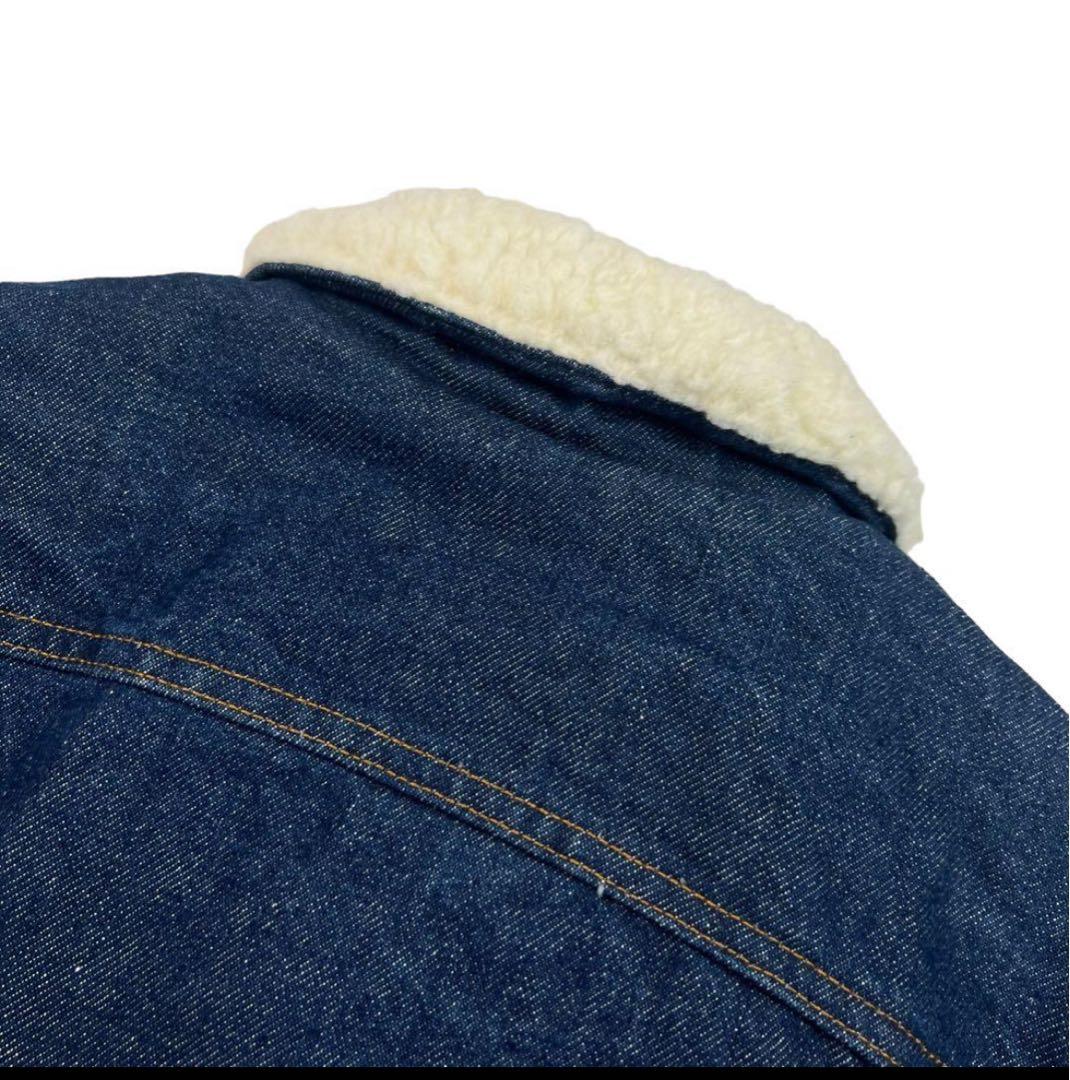 極美品 80s Levi's 70608-0217 ボアデニムジャケット 40
