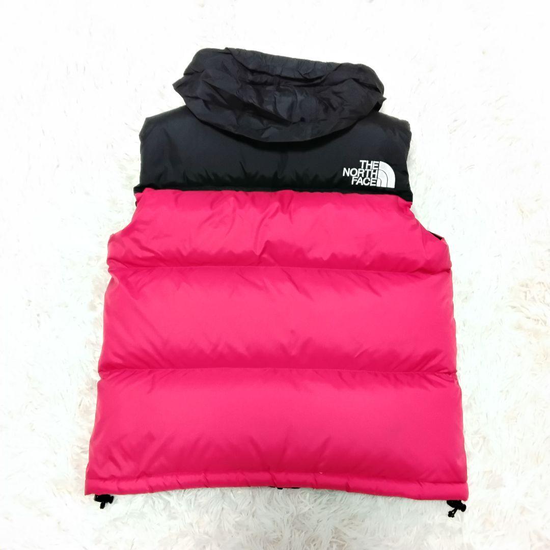 極美品　THE NORTH FACE ノースフェイス　ダウンベスト 赤黒