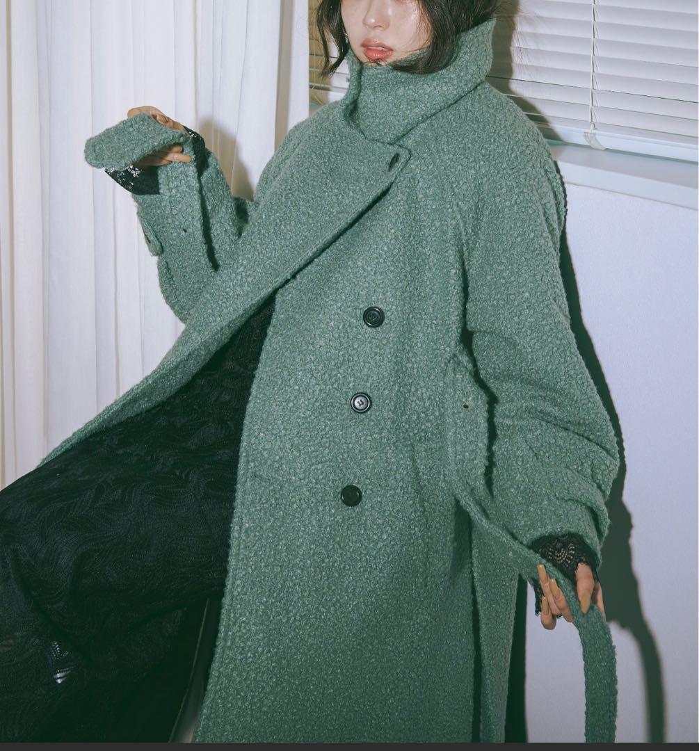 Ezick Multi-use deep slit ロングコート【未使用】