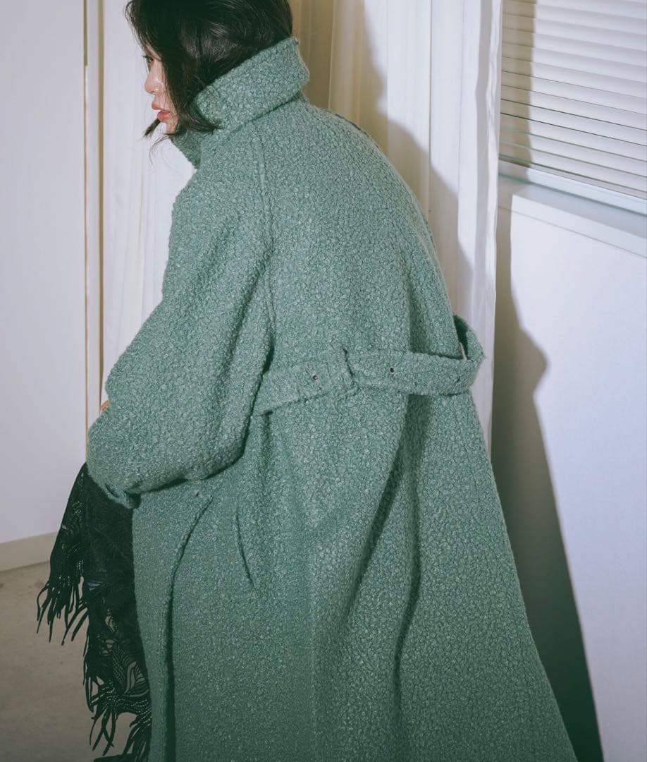 Ezick Multi-use deep slit ロングコート【未使用】