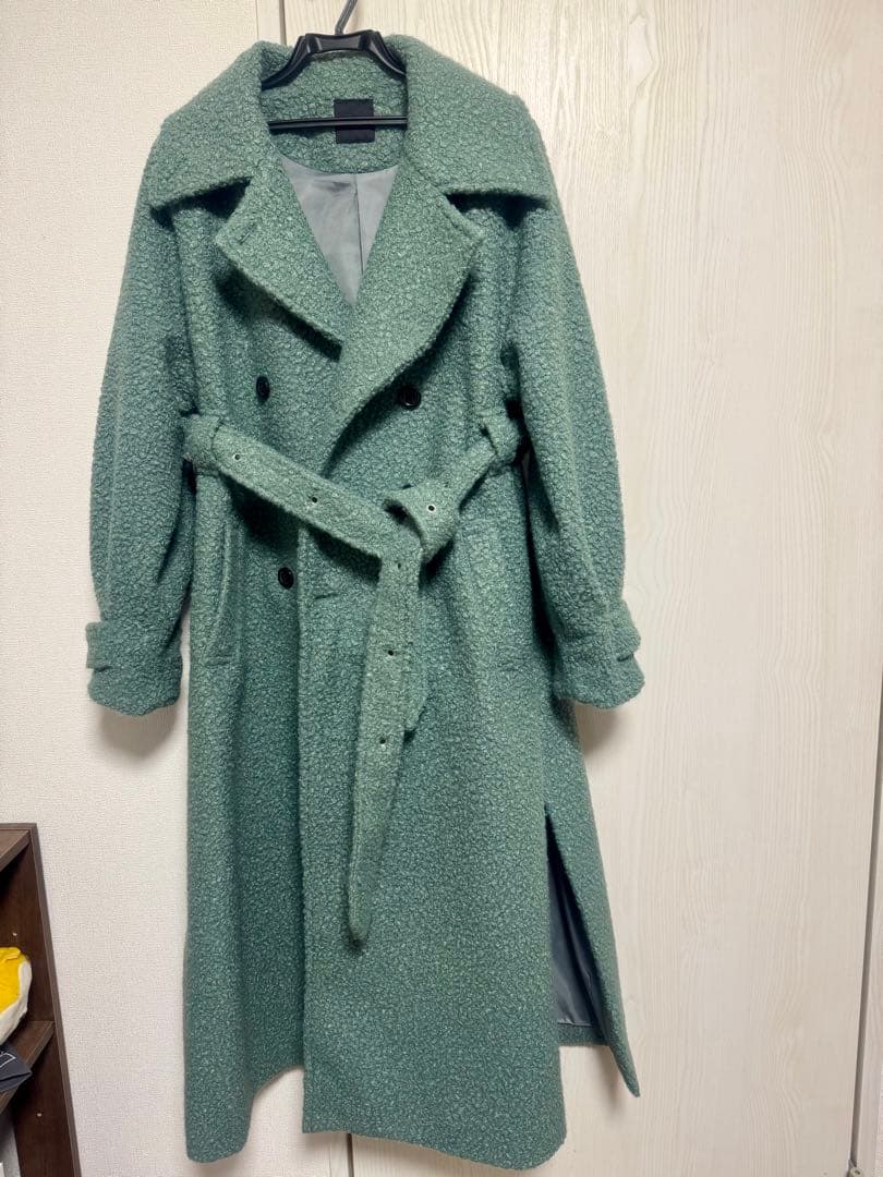 Ezick Multi-use deep slit ロングコート【未使用】